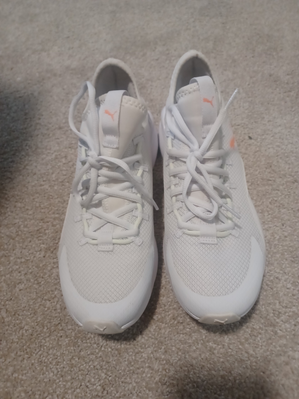 Puma Women’s White Mesh Athletic Sneakers